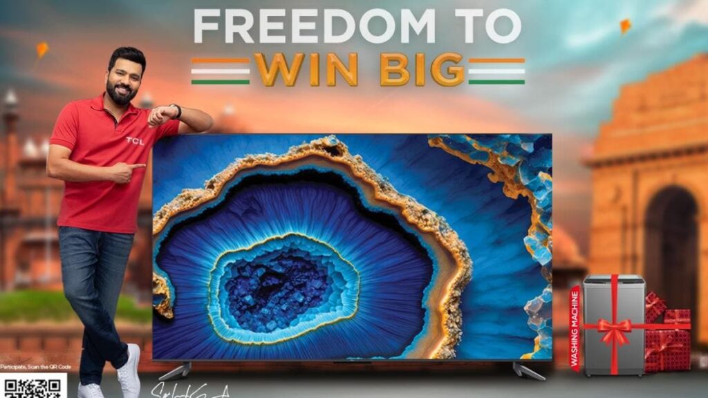 TCL Freedom to Win Big Contest Offer Free Washing Machine Soundbar Television on Purchase of LED TV Cashback and More Details