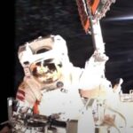 Spacewalk Chinese astronauts installed shielding on Tiangong station Watch Video