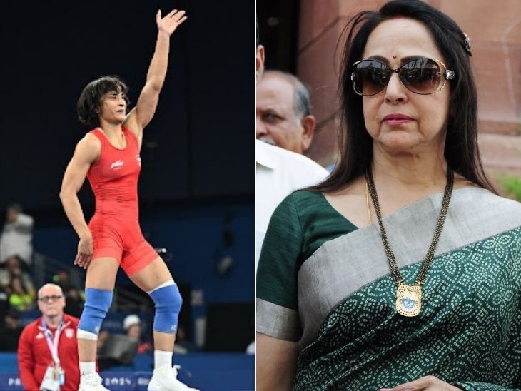 Swara Bhaskar raised question on disqualification of Vinesh Phogat, Hema Malini also reacted | Swara Bhaskar raised question on disqualification of Vinesh Phogat: Hema Malini said – women and artists should learn from this, celebs came out in support