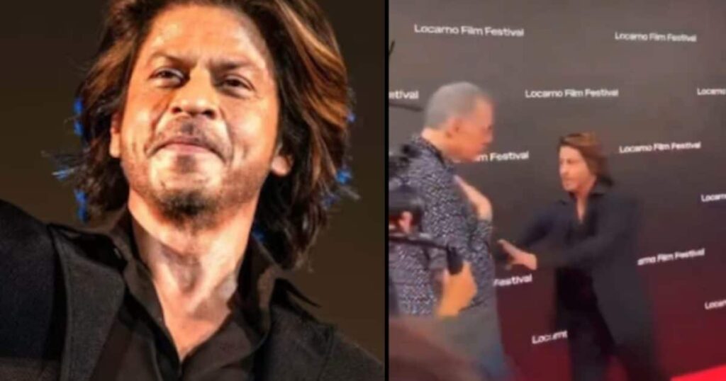 Shahrukh Khan pushed an old man for a solo pose! People got shocked after watching the video, said- ‘Shame on you’