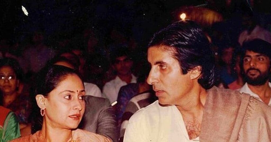 Jaya Bachchan’s film, in which Amitabh Bachchan was replaced during the shooting, then the director gave him a cameo role