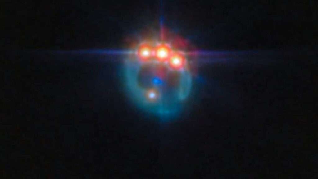 Einstein ring seen in space Nasa JWST telescope took the photo