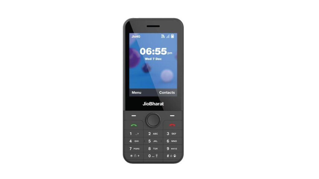 Jio Bharat J1 4G Feature Phone Price in India Rs 1799 Launched Buy on Amazon