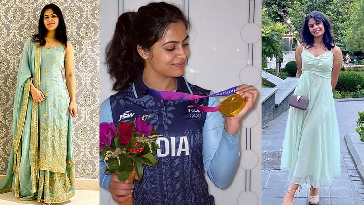 Paris Olympic 2024 Manu Bhaker Bronze Medal Winner Stylish Looks Of Manu Bhaker Know Everything About Her - Amar Ujala Hindi News Live