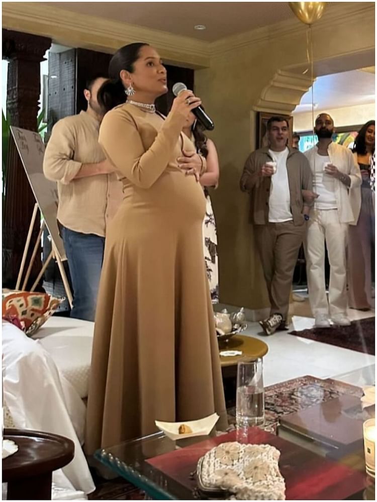 Masaba Gupta wore a bodycon at the baby shower, see photos