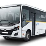 Tata reveals Ultra EV 7M electric bus | Tata reveals Ultra EV 7M electric bus: 21 seater bus will run 160km on full charge, 6 commercial vehicles also introduced