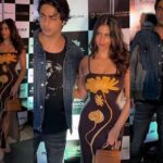 Suhana Khan Look In Floral Bodycon Dress In A Party With Aryan Khan Disprj - Amar Ujala Hindi News Live