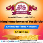 Amazon Great Indian Festival sale 2024 LIVE blog deals on mobile laptop smarttv card discount