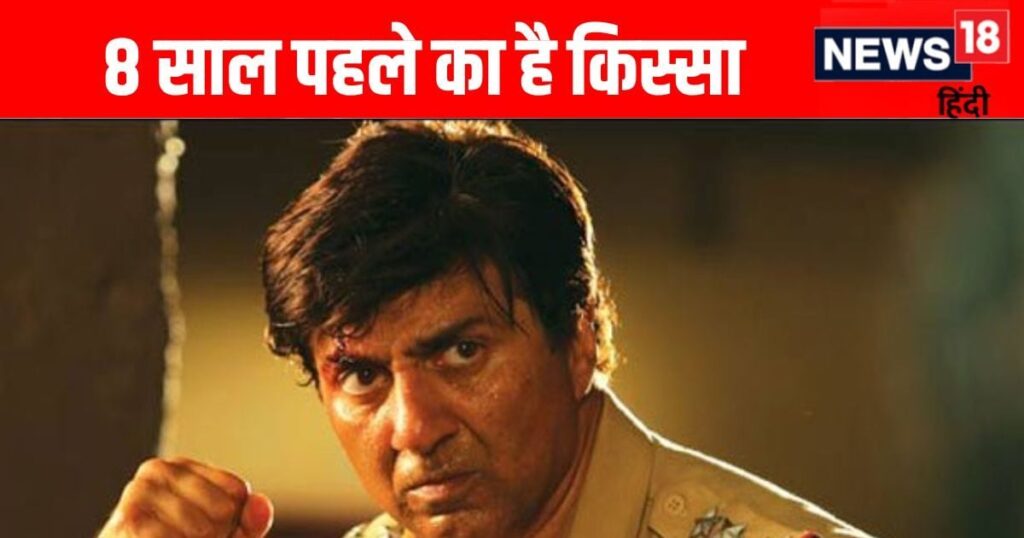 When the actress slapped Sunny Deol, there was silence on the set, and then what happened…