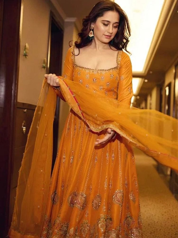 Get this Anarkali ready for Garba night right now