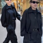 Anushka Sharma returned to India in an all black look