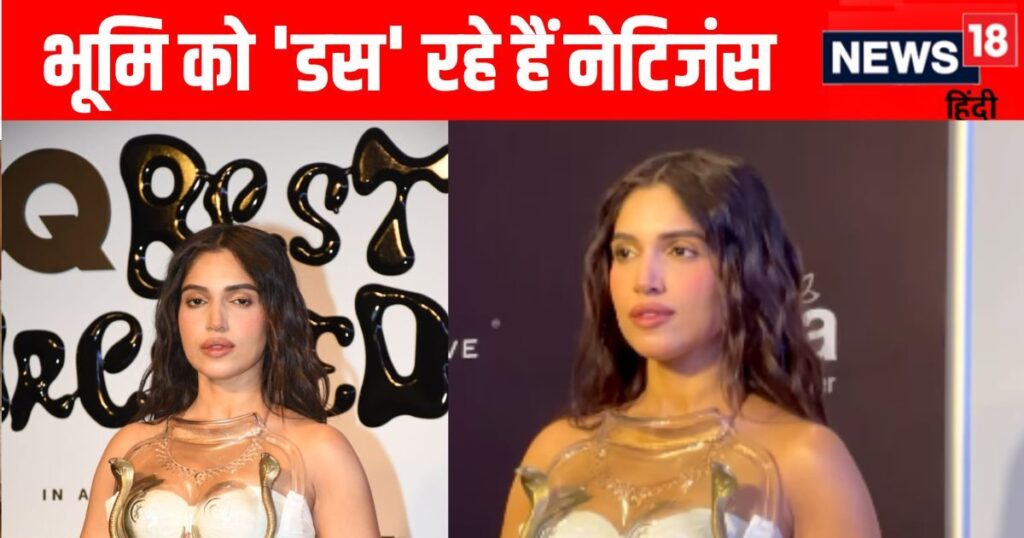 ‘What nonsense is this’, snake wrapped around Bhumi Pednekar’s chest, trolled badly