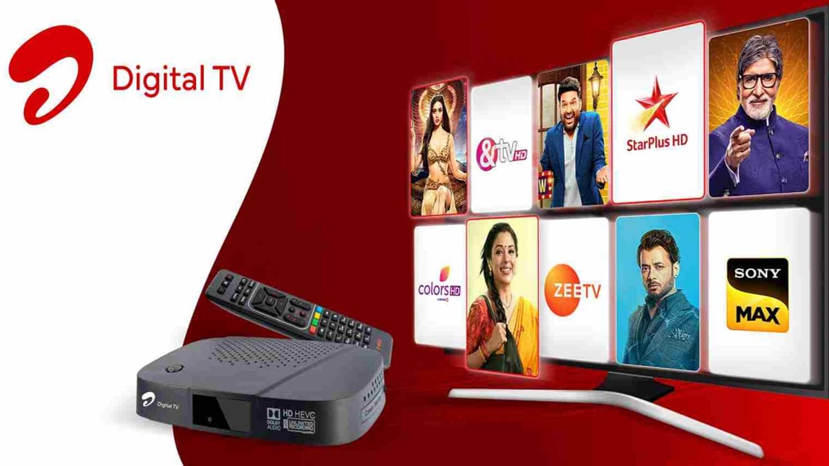 Airtel Digital TV Amazon Prime Plans Launched in Partnership with OTT Live TV