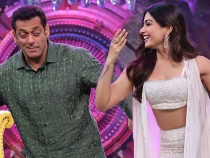 Salman shot a dance number with Rashmika | Salman took a break from action scenes due to injury: Shot a song of ‘Sikander’ with Rashmika Mandana, 200 background dancers participated