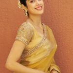 Latest yellow saree collection for festivals