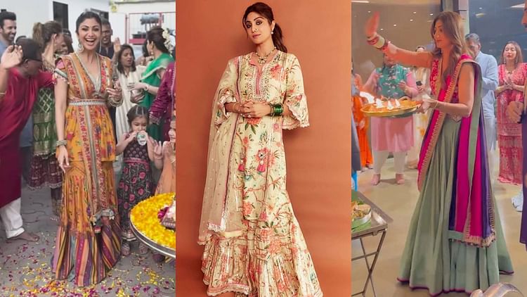 Outfit For Ganpati Visarjan 2024 Inspired By Bollywood Actress Shilpa Shetty - Amar Ujala Hindi News Live