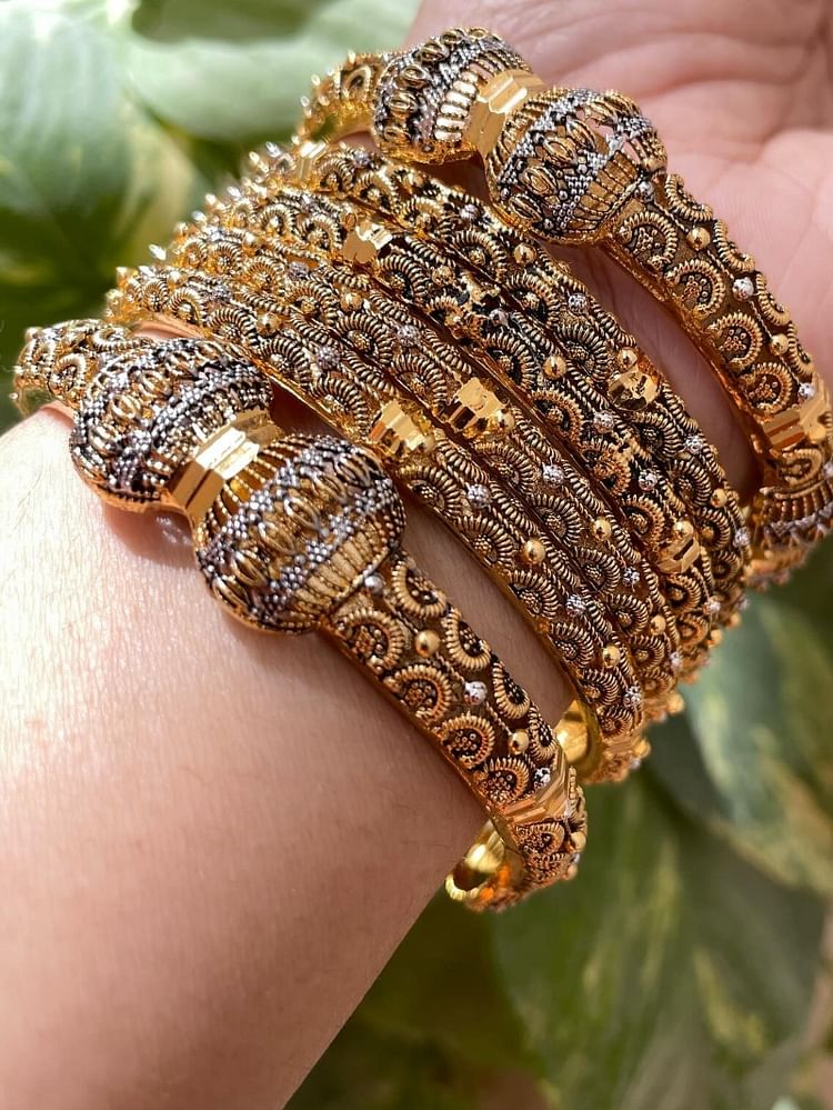 Wear such bracelets with simple bangles