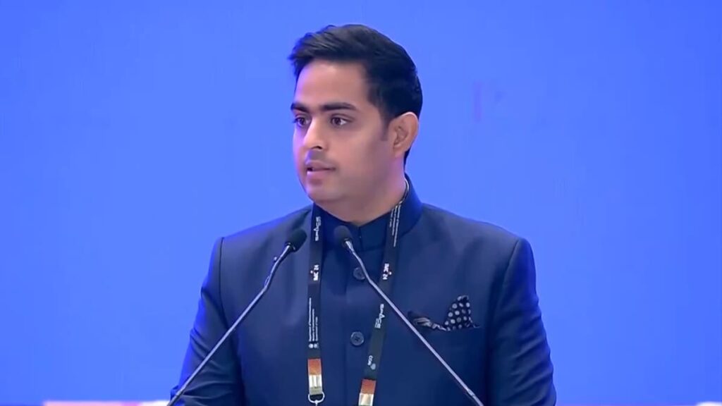 India Mobile Congress 2024 Akash Ambani Said Indian data should remain in Indian data centers