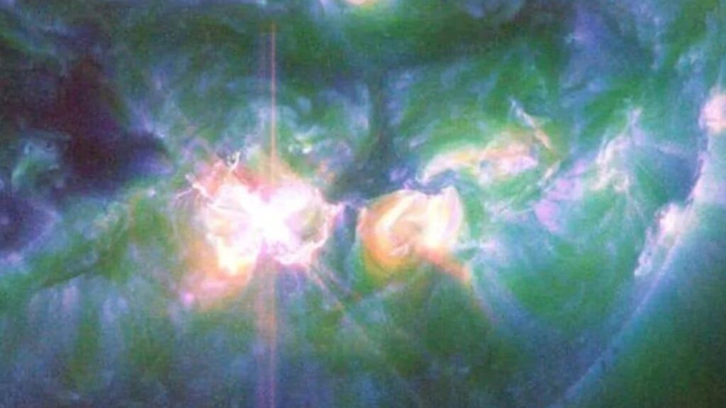 Sun blasted X9 solar flare biggest in 7 years