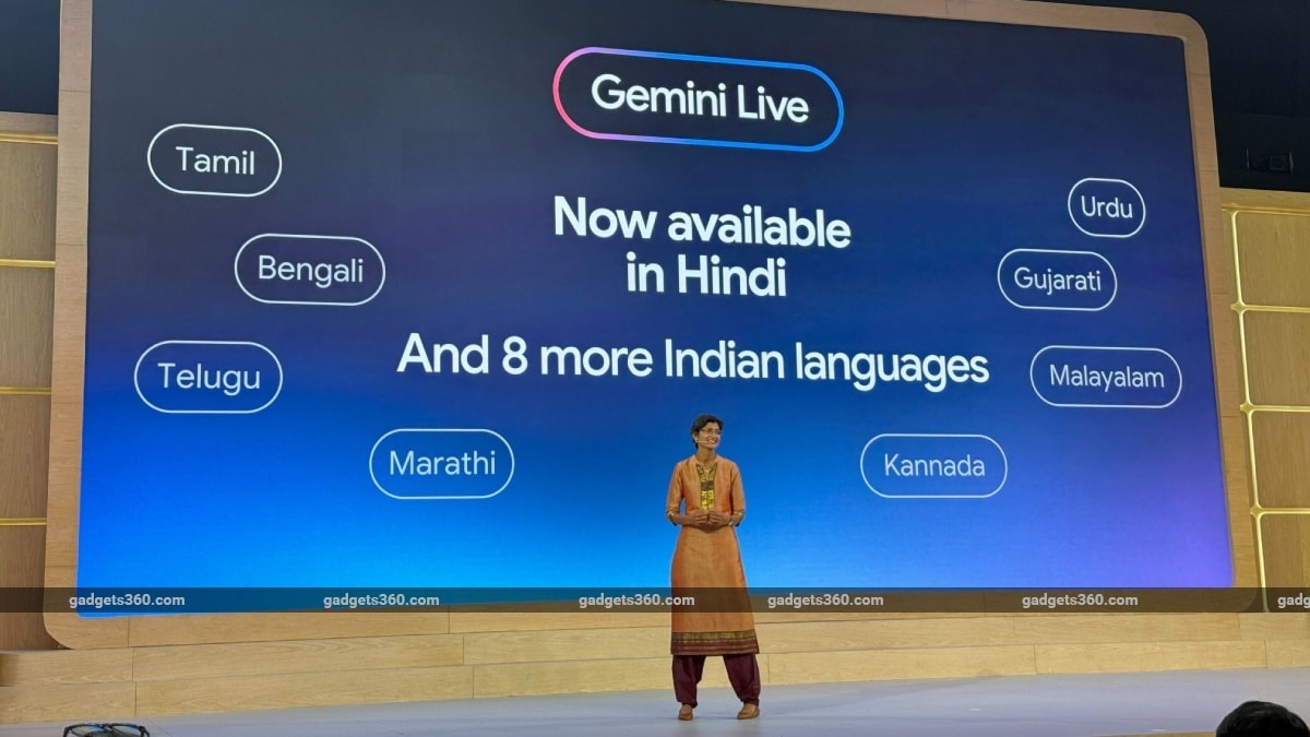 Google’s Gemini Live AI will now talk in Hindi bengali urdu and more indian languages