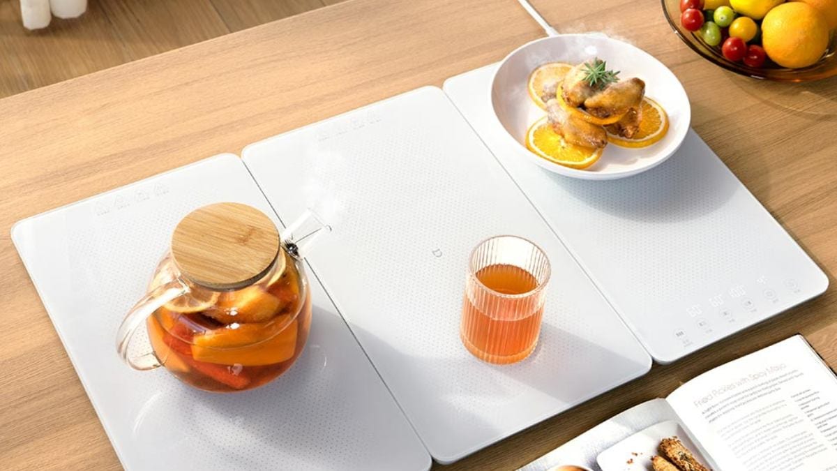 Xiaomi Mijia Folding Food Warming Board Price 449 CNY Launched Quick Heating Multi Temperature Control Specifications Details