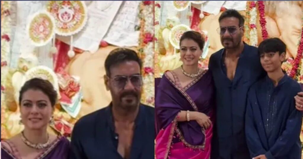 Kajol-Ajay Devgan were doing this work in Durga Puja pandal, ‘Anjali’ secretly pinched her husband and then…