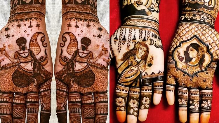 Diwali 2024 Latest Mehndi Design Front And Back Hand Image - Amar Ujala Hindi News Live