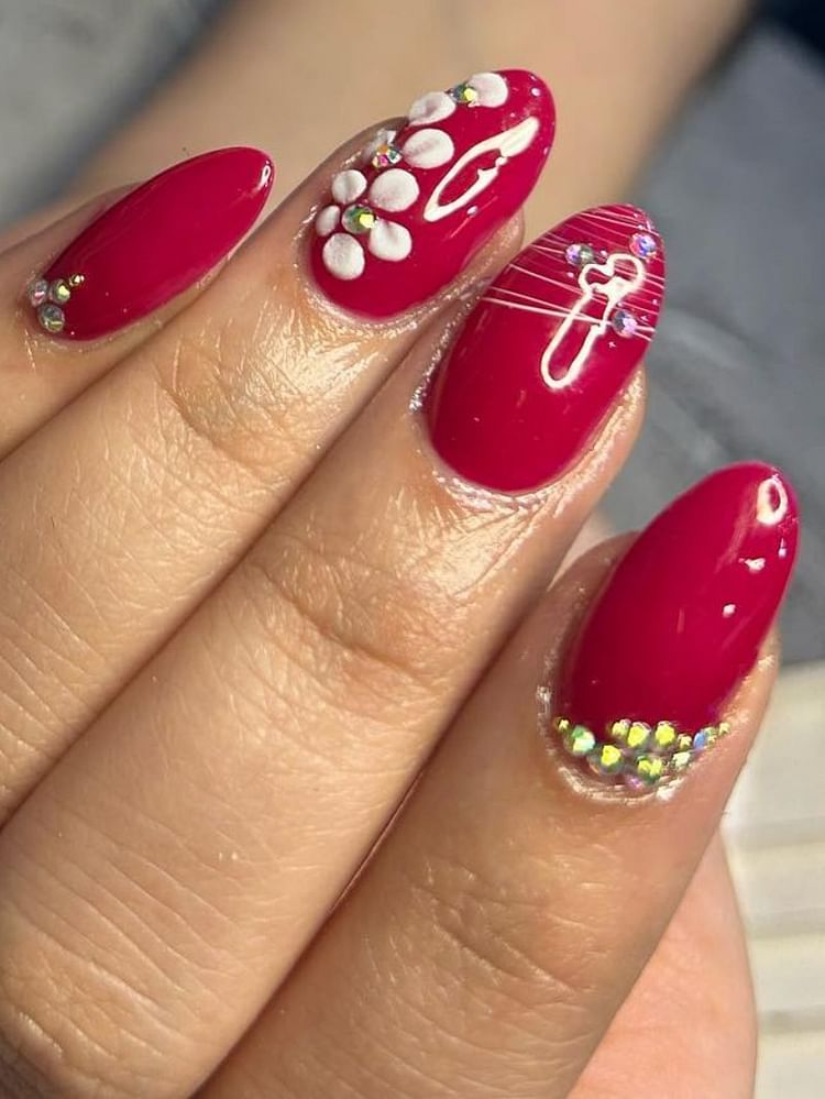 If you want to get nail extensions done, then see the latest designs.