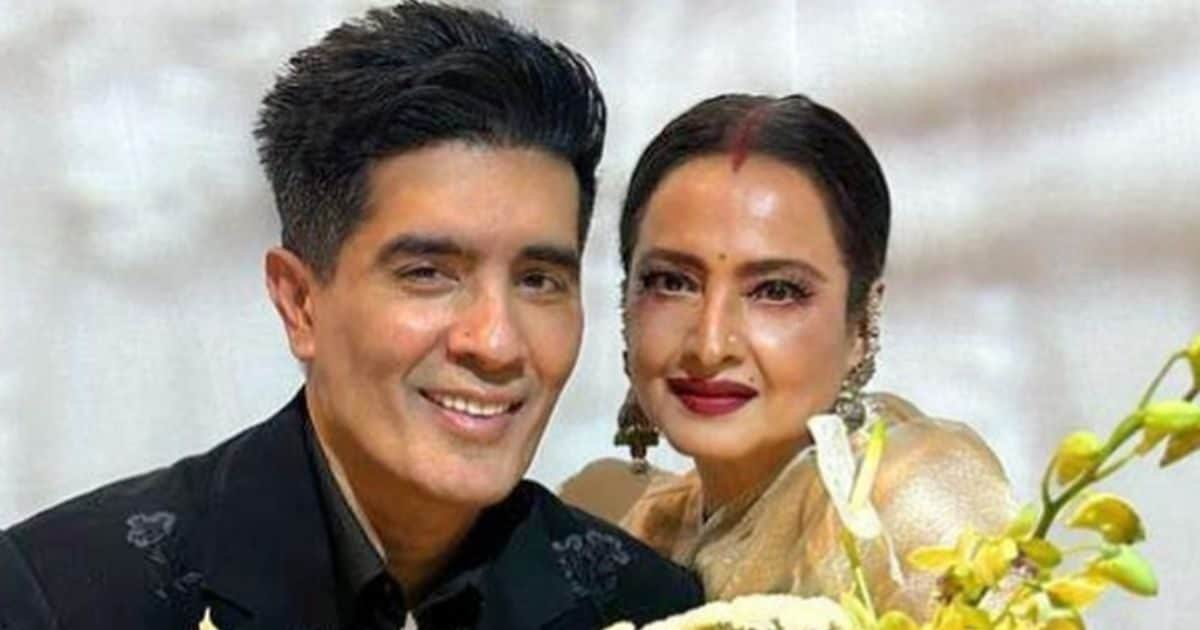 Manish Malhotra shared beautiful photos of Rekha, praised her fashion – ‘Original Style Maker’