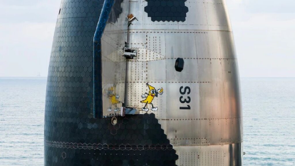 Elon Musks SpaceX Put A Banana Sticker On Its Starship rocket Here’s Why