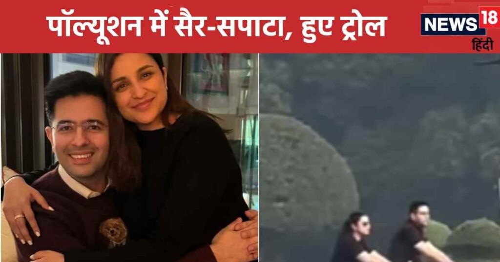 ‘That pollution…’, AQI crosses 500, Raghav Chaddha-Parineeti Chopra shown cycling in Delhi, video goes viral