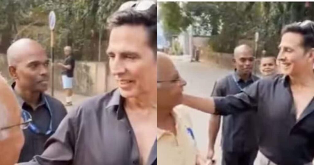 Uncle stopped Akshay Kumar on the way, said – the toilet is rotten, he said – okay, let’s see, then…