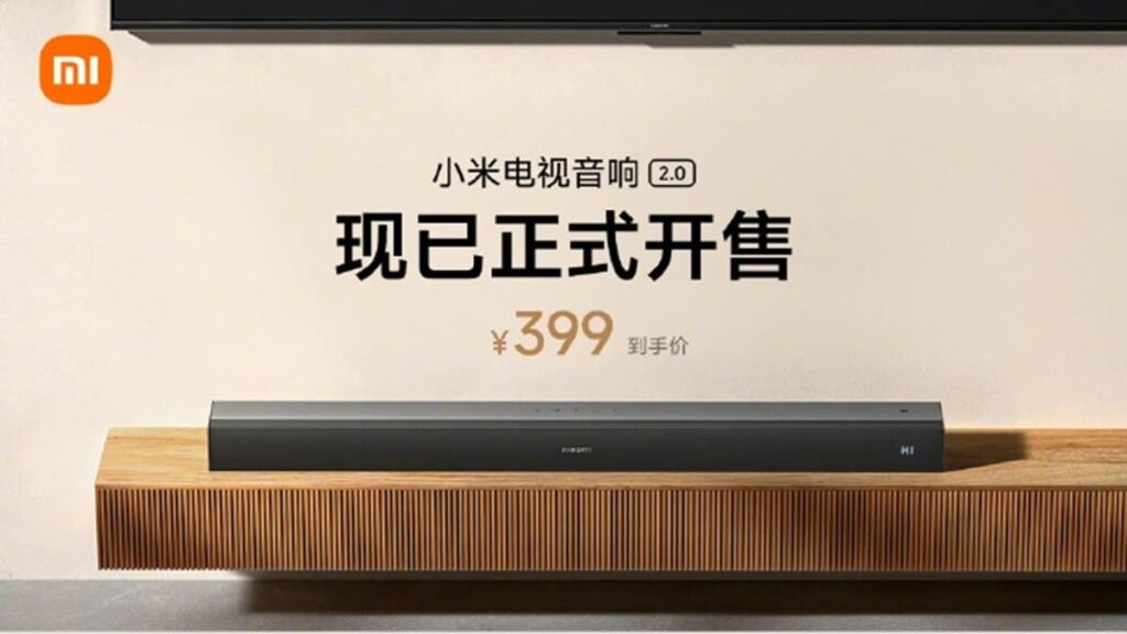 Xiaomi TV Speaker 2.1 and 2.0 Launched with 120W Sound NFC Know Price Specs