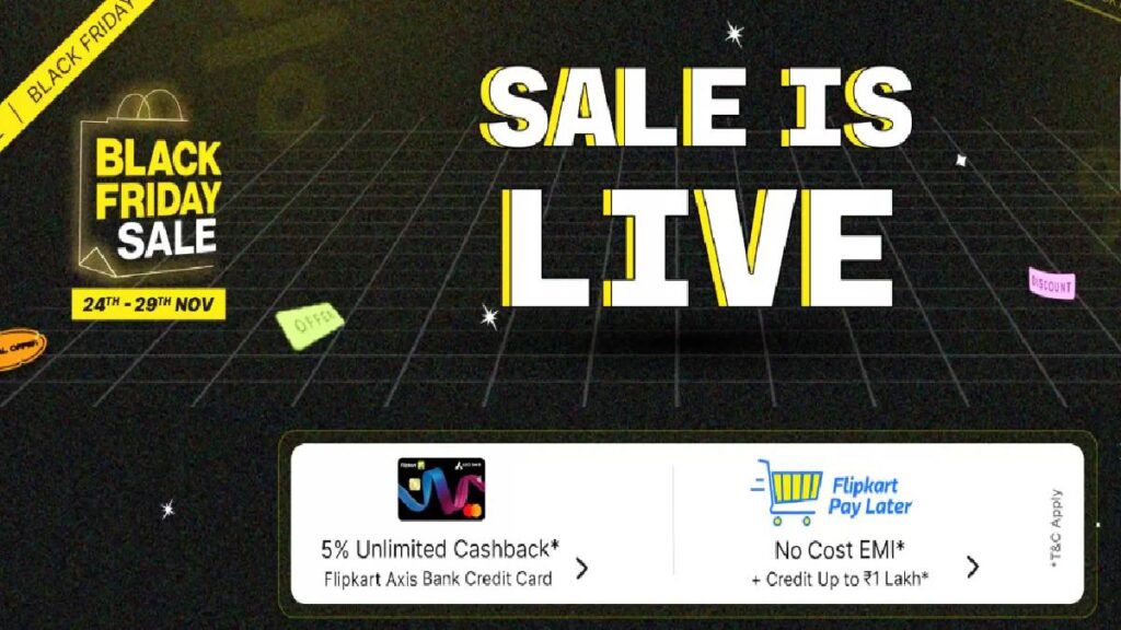 Flipkart Black Friday Sale live Top deals on smartphones iPhone 15 Galaxy S24 Plus Google Pixel 9 more