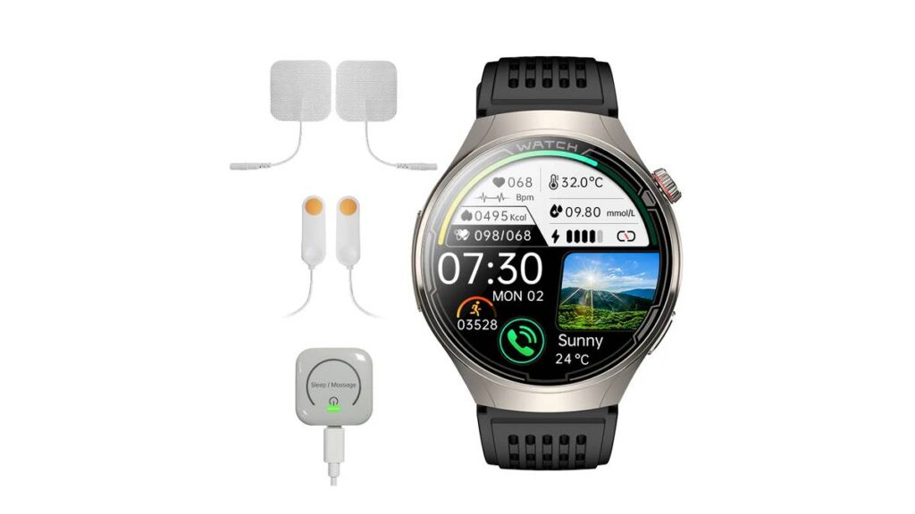 Rollme Hero M5 Ultra smartwatch price 69 dollar with 20 days battery kidney health advance features launched