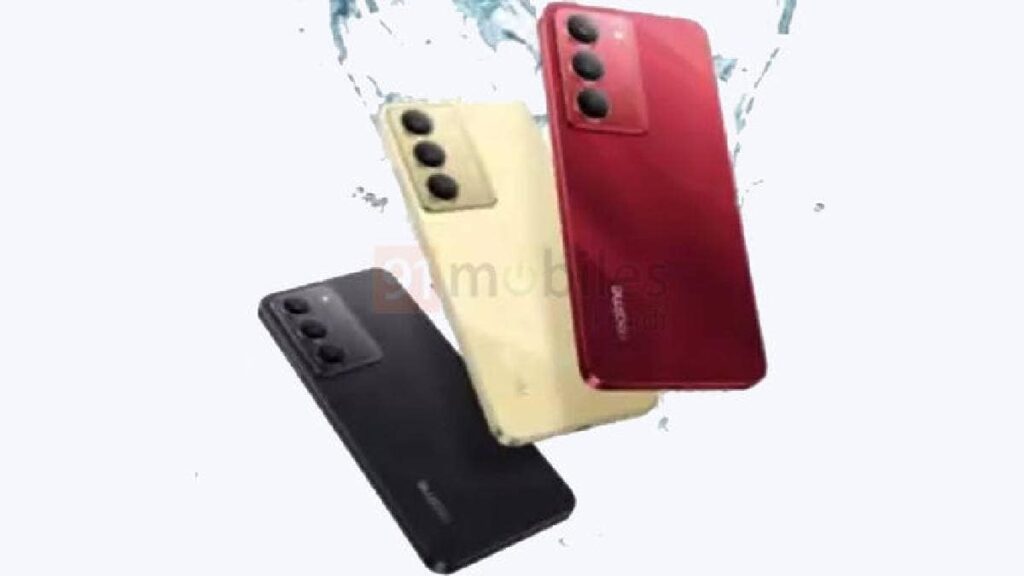 Realme 14x 5G with 8GB ram 6000mah battery launch on 18 december renders leaked with camera design more