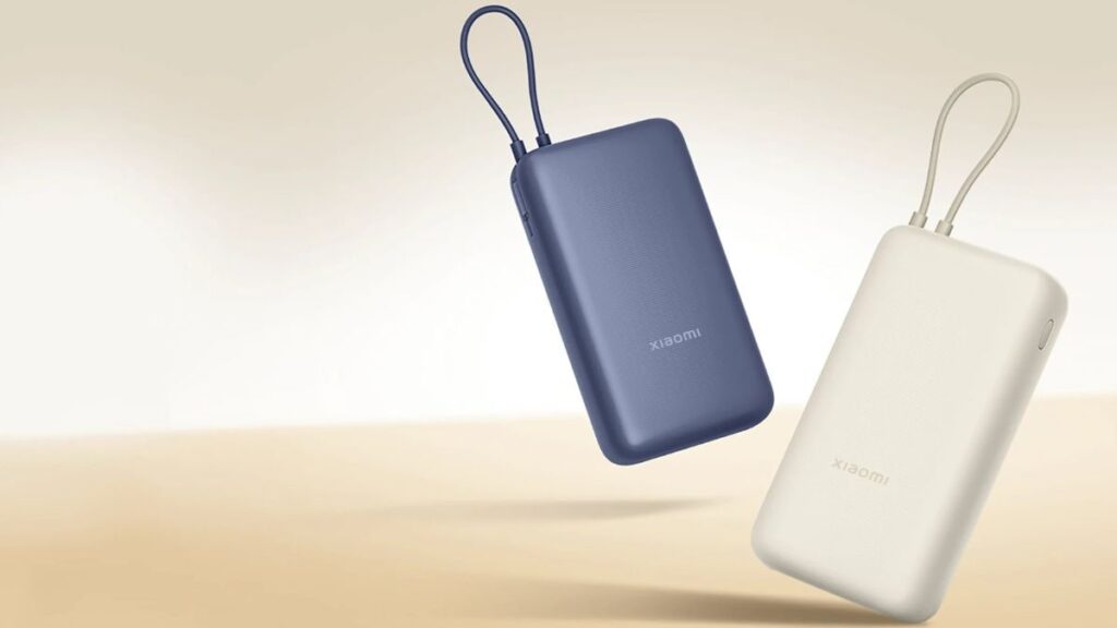 Xiaomi 33W Power Bank 20000mAh launched with Integrated type c Cable price