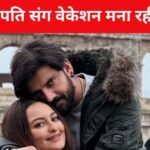 Sonakshi and Zaheer were having a romantic vacation in their room, when an unwanted guest started peeping through the glass window: Video