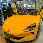 MG Cyberster EV with 443 km range single charge Unveiled In India Bharat Mobility Global Expo