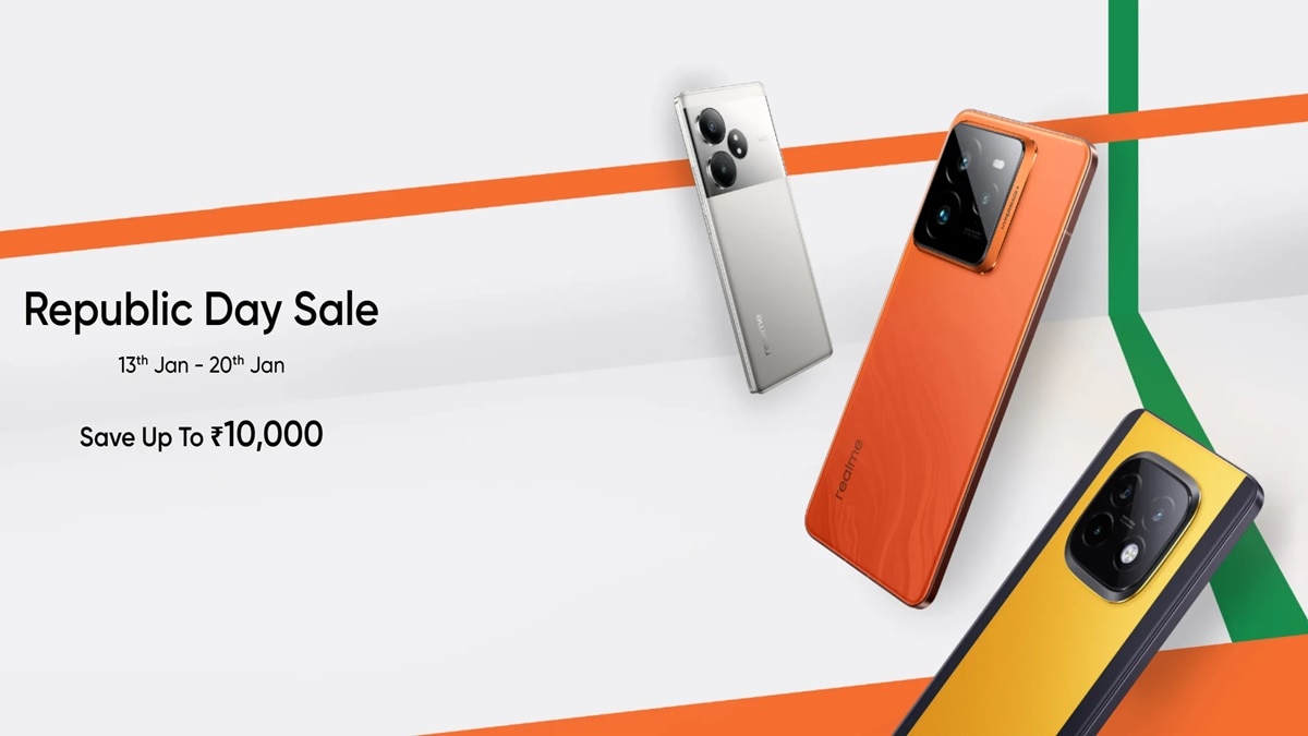 Realme Republic Day Sale 2025 Rs 10000 Discounts on smartphones AIOT products