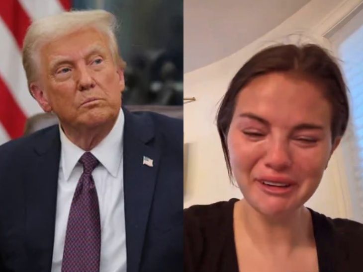 Selena gomez cried inconsolable over Trump’s Decision, Later Deleted Her Video | Selena Gomez cried bitterly over Trump’s decision: He said- our people are being attacked, later deleted after troll