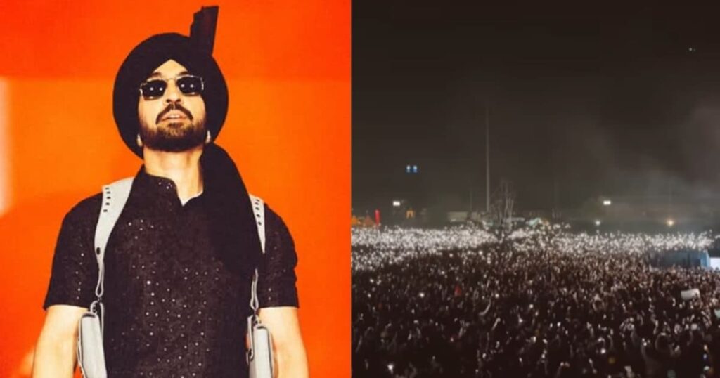 Grand finale of Diljit Dosanjh’s ‘Dil-Luminati Tour’, crowd gathered on the streets of Ludhiana! Watch Video