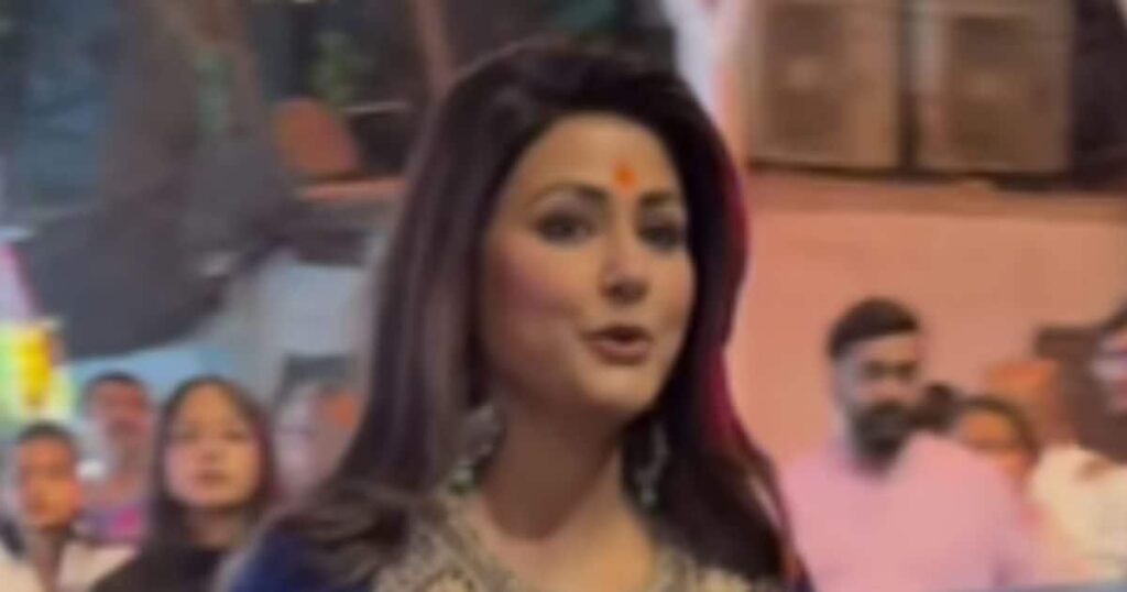 Hina Khan went to Siddhivinayak, people of a particular religion got angry after seeing the mark on her forehead, said – ‘Despite the wonder of Allah, dirty work’