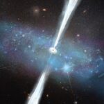 Powerful Beam From Ancient Black Hole 12.9 Billion Light Years Away Targets Earth