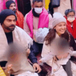 Virat Kohli, Anushka Sharma visit Vrindavan Dham with children to meet Premanand Ji Maharaj. Virat-Anushka reached Premanand Maharaj’s darshan: The couple was seen holding both children Akay-Vamika in their lap, the actress said- give devotional love to my children.