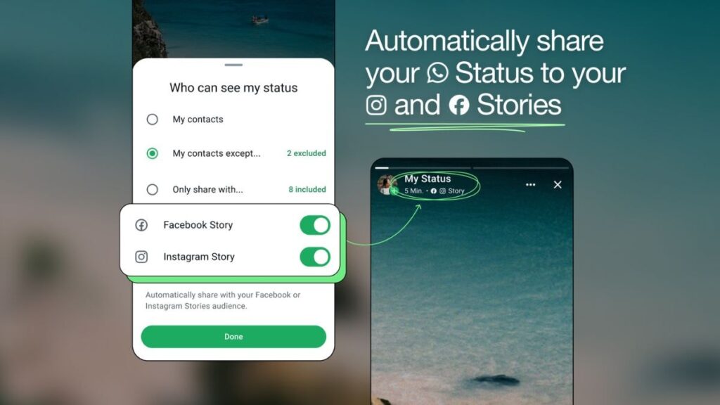 Whatsapp users soon able to share status directly on Instagram and Facebook