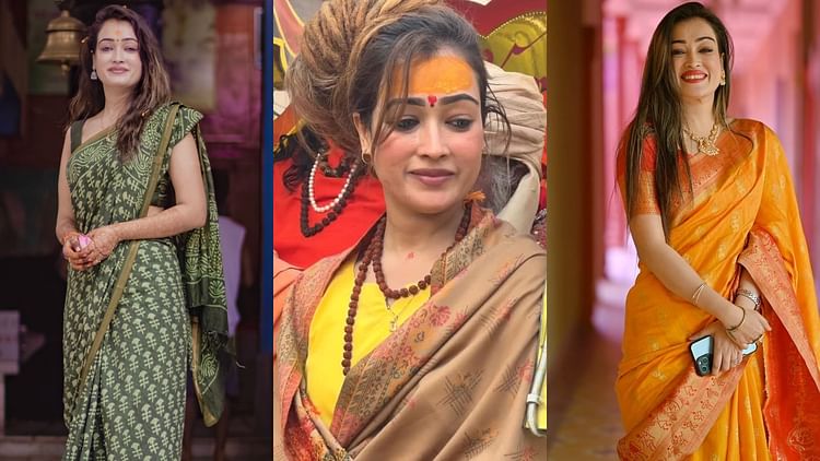 Maha Kumbh 2025 Influencer Harsha Richariya Saree Look Viral On Social Media Disprj - Amar Ujala Hindi News Live