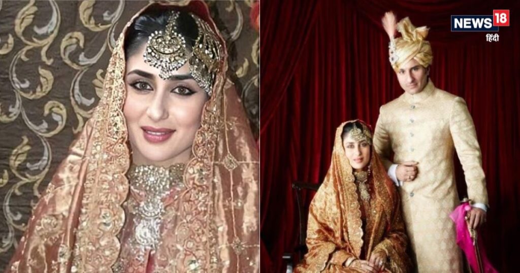 Neither Manish Malhotra nor Sabyasachi… Kareena Kapoor became a bride wearing grandmother-in-law’s sharara, how much younger is she than Saif? – News18 Hindi