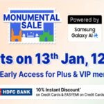 Flipkart Monumental Sale Announced Starts From January 13 discount on Mobile Laptop