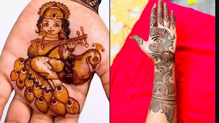 Basant Panchami 2025 Mehndi Design Basant Panchami Mehndi Ideas - Amar Ujala Hindi News Live